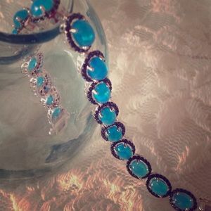 💎 NWB ETHIOPIAN BLUE OPAL & Black Spinel 💎